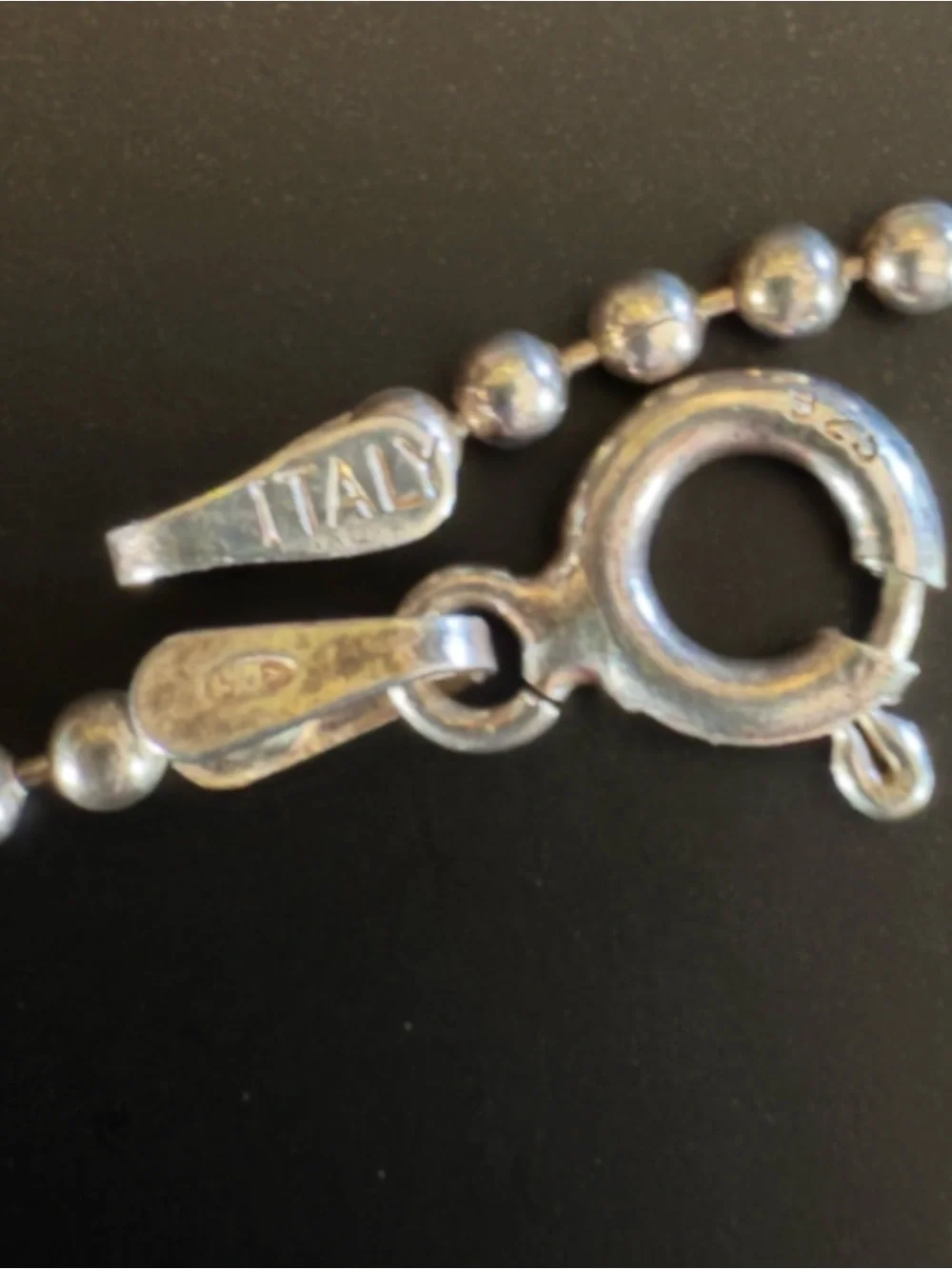 925 Sterling Silver distinctive double